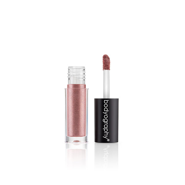 Crystal Glide Liquid Eyeshadow in Rose Quartz - Bodyography® Professional Cosmetics