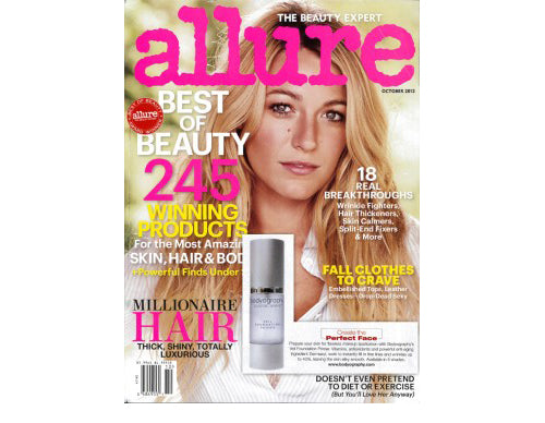 Bodyography Veil Foundation Primer featured in Allure magazine October 2012