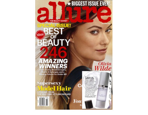 Bodyography Veil Foundation Primer featured in Allure magazine October 2013