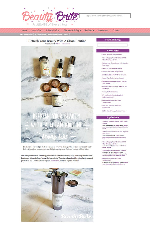 Refresh Your Beauty With A Clean Routine