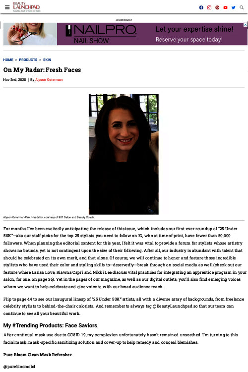 On My Radar: Fresh Faces