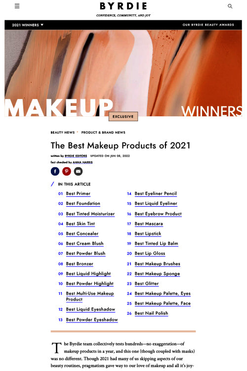 The Best Makeup Products of 2021