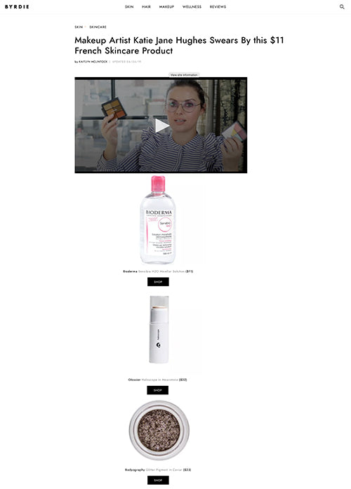Makeup Artist Katie Jane Hughes Swears By this $11 French Skincare Product