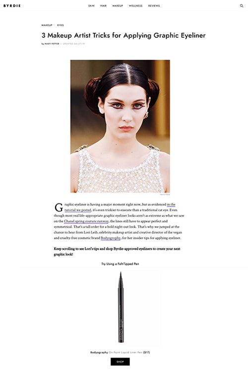 3 Makeup Artist Tricks for Applying Graphic Eyeliner
