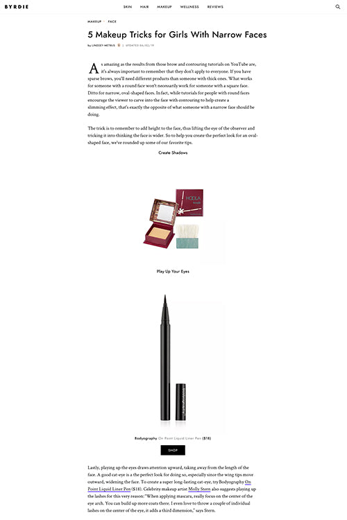 5 Makeup Tricks for Girls With Narrow Faces