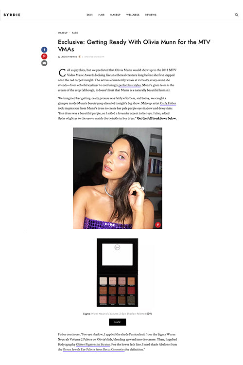Exclusive: Getting Ready With Olivia Munn for the MTV VMAs