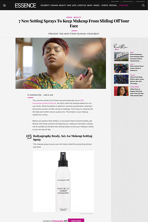 7 New Setting Sprays To Keep Makeup From Sliding Off Your Face