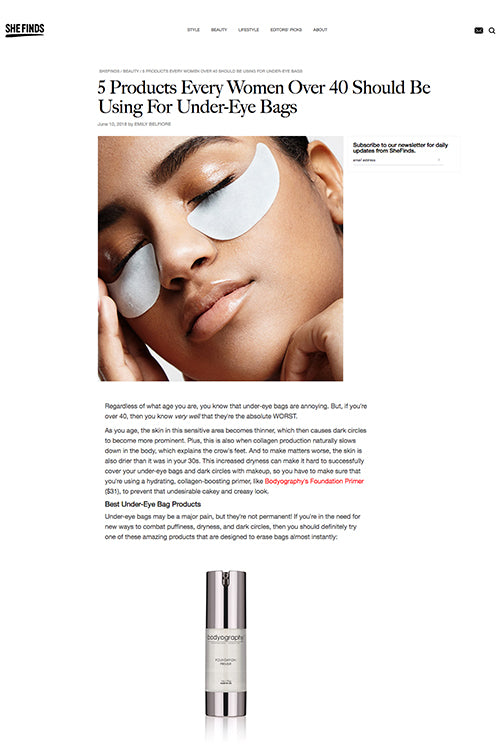 5 Products Every Women Over 40 Should Be Using For Under-Eye Bags