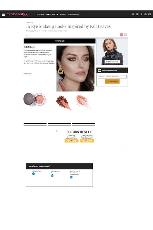 10 Eye Makeup Looks Inspired by Fall Leaves