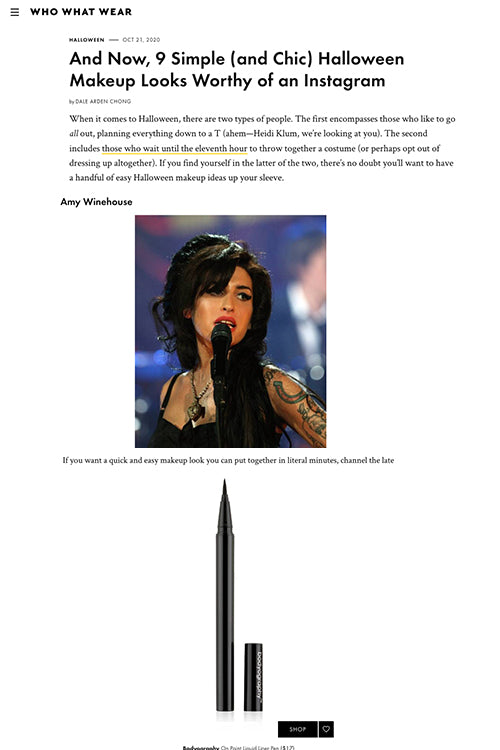 And Now, 9 Simple (and Chic) Halloween Makeup Looks Worthy of an Instagram