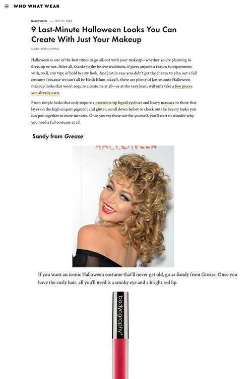 9 Last-Minute Halloween Looks You Can Create With Just Your Makeup