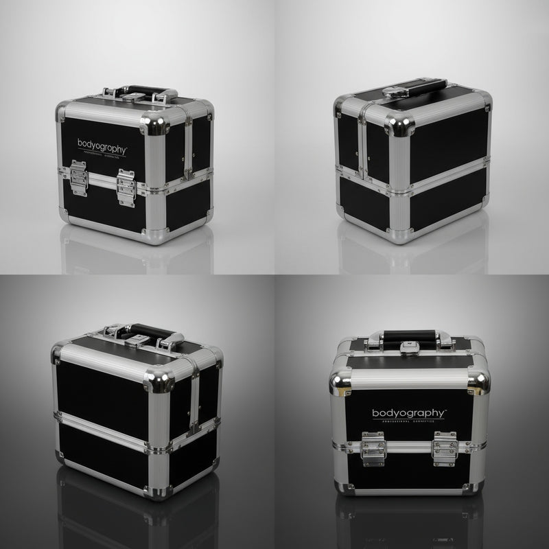 Bodyography Professional Makeup Train Case | Hard Shell Travel Storage ...