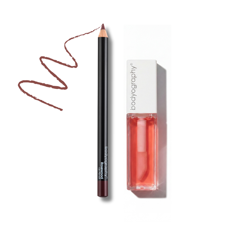 Line + Shine Duo | Lip Pencil + Glossy Lip Oil