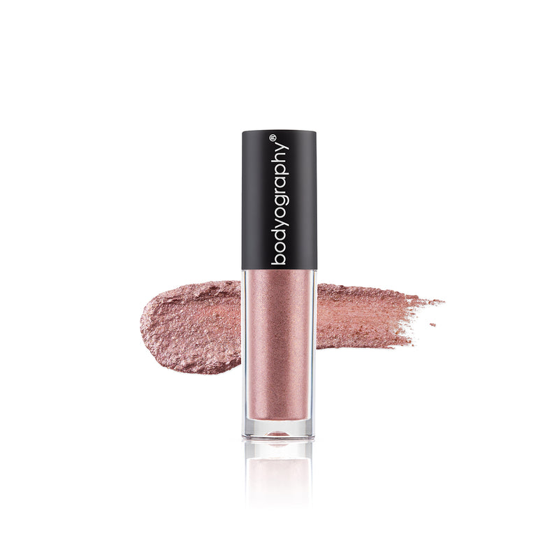 Crystal Glide Liquid Eyeshadow in Rose Quartz - Bodyography® Professional Cosmetics