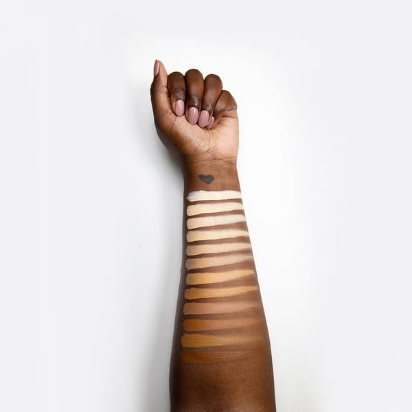 Pro Perfect Foundation Stick Deep Arm Swatches - Bodyography® Professional Cosmetics